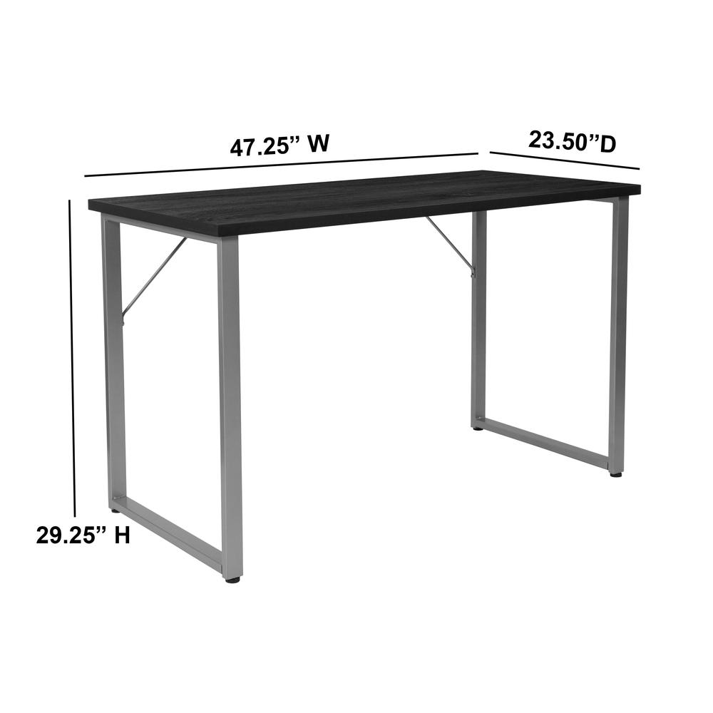 Start2Finish contemporary computer desk with clean lines, spacious tabletop, and modern design for home or office use.