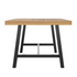 Modern stackable patio dining chair with arms by Start2Finish, featuring a sleek design and comfortable armrests for outdoor seating.
