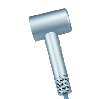 Start2Finish VEVOR high-speed hair dryer with brushless motor, LCD display, diffuser, and nozzle for professional home styling.