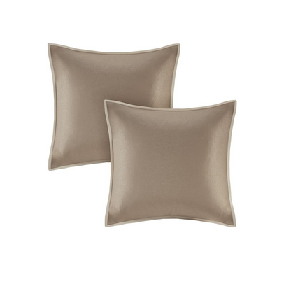 Start2Finish 8-piece embroidered comforter set with decorative pillows, featuring intricate embroidery and soft, cozy fabric.