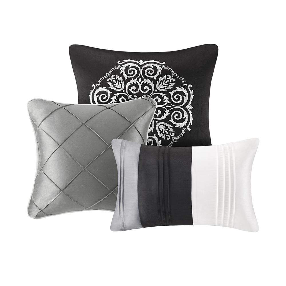 Start2Finish 7-piece comforter set with matching pillows and sheets in a soft, cozy fabric for a complete bedroom look.