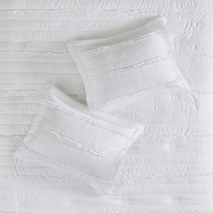 Start2Finish 5-piece bedding comforter set with coordinating pillow shams and decorative accents in a cozy, stylish design.