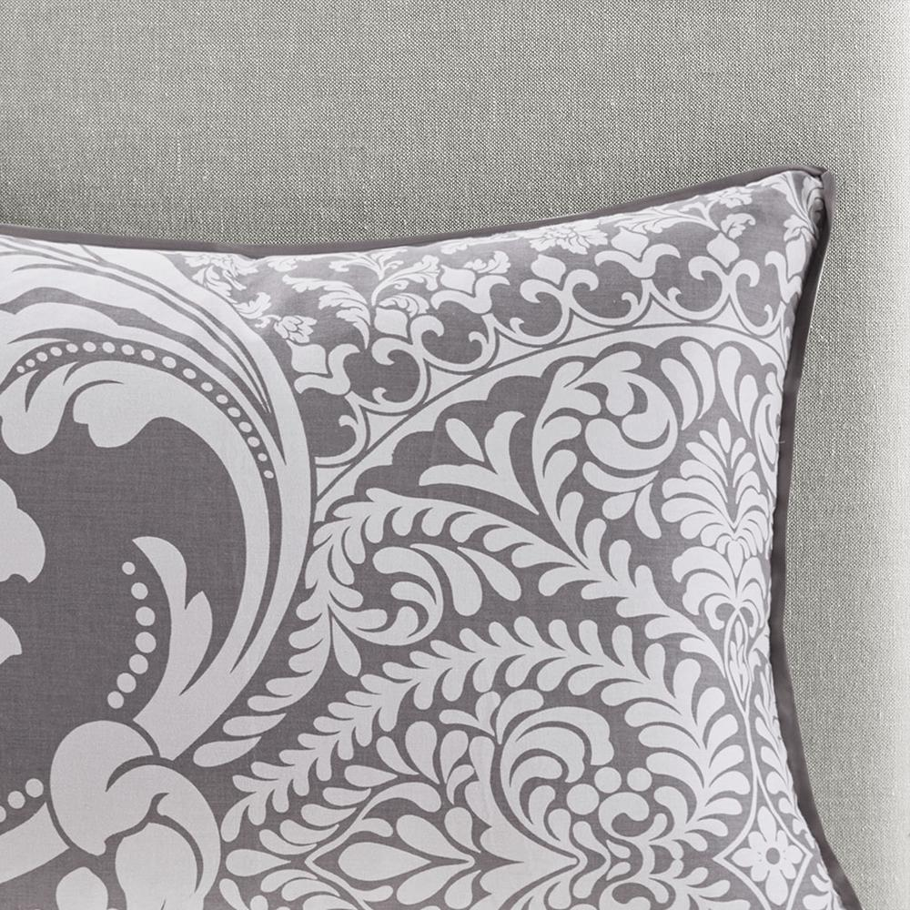 Start2Finish 7-piece cotton printed comforter bedding set with colorful floral pattern and matching pillow shams on a bed.