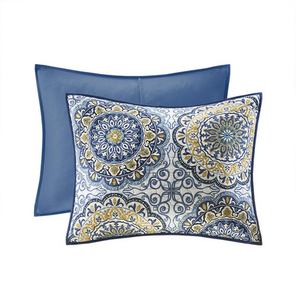 Start2Finish 6-piece reversible quilt bedding set with matching throw pillows, featuring a stylish, cozy design.