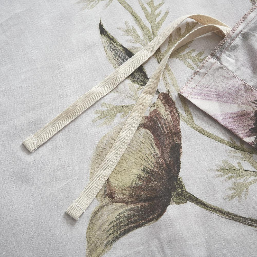 Start2Finish Cassandra 3-piece cotton printed duvet cover set in blush with floral design, bedding for a stylish bedroom look.