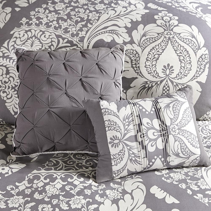 Start2Finish 6-piece printed duvet cover set with colorful floral and geometric patterns on soft fabric, includes duvet cover and pillowcases.