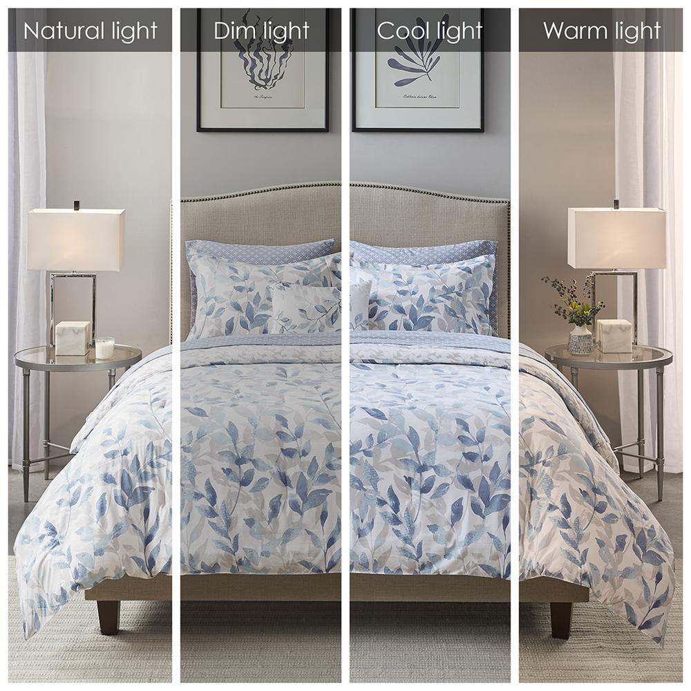 Reversible bedding comforter set with bed sheets from Start2Finish, featuring a stylish 8-piece design in soft, cozy fabric.