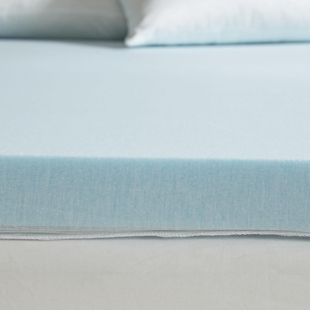 Start2Finish mattress topper showing plush, quilted surface for added comfort and support on a bed.