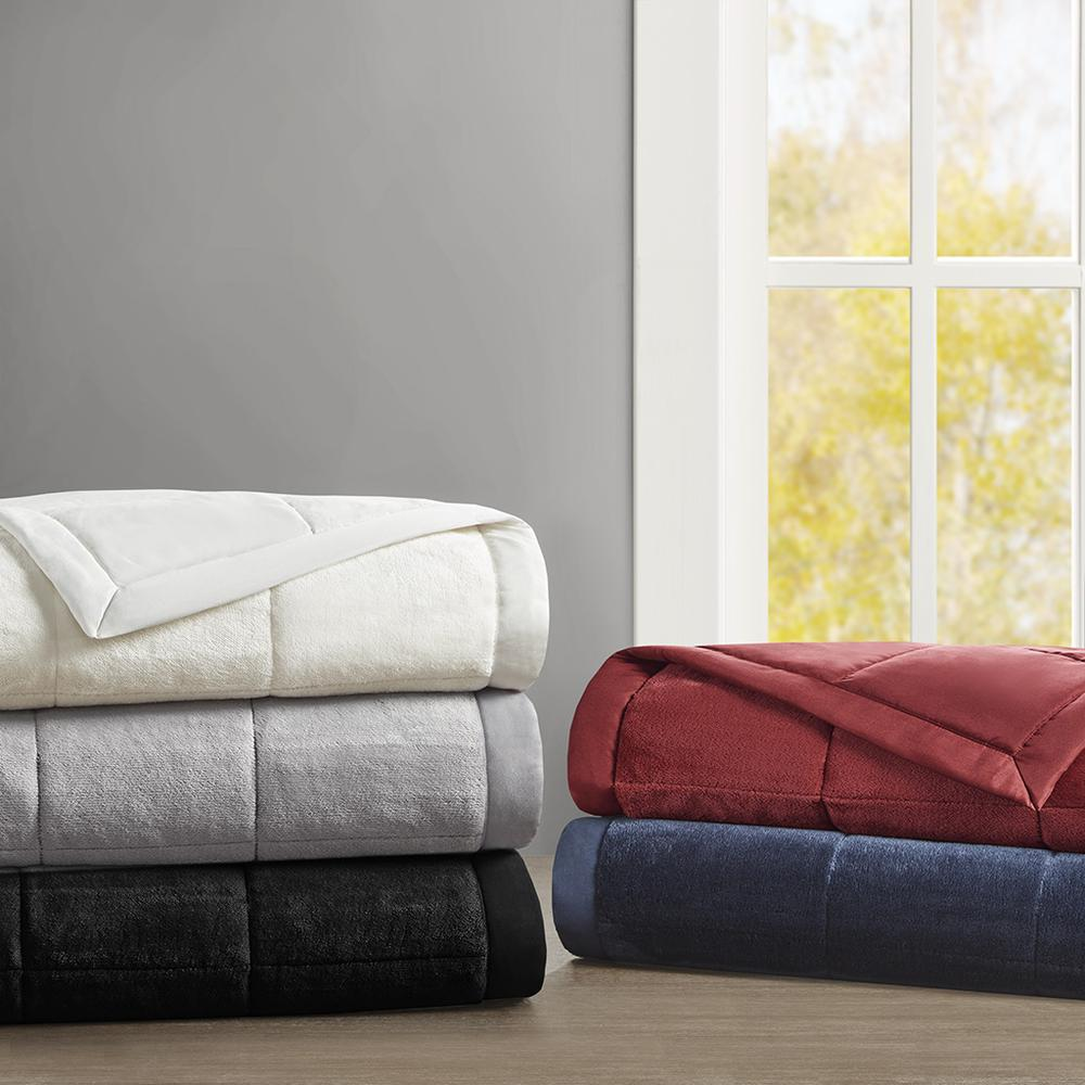 Reversible HeiQ Smart Temperature down alternative bedding blanket from Start2Finish, featuring soft, lightweight fabric in neutral tones.