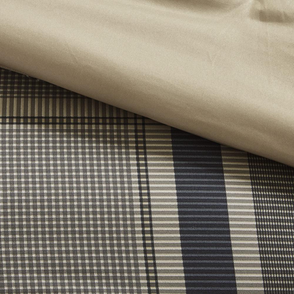 Start2Finish plaid comforter set with matching bed sheets, featuring a cozy, stylish plaid pattern for a comfortable bedroom update.