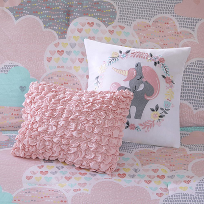Start2Finish cotton printed comforter set with colorful floral design on soft, breathable fabric for cozy bedroom decor.
