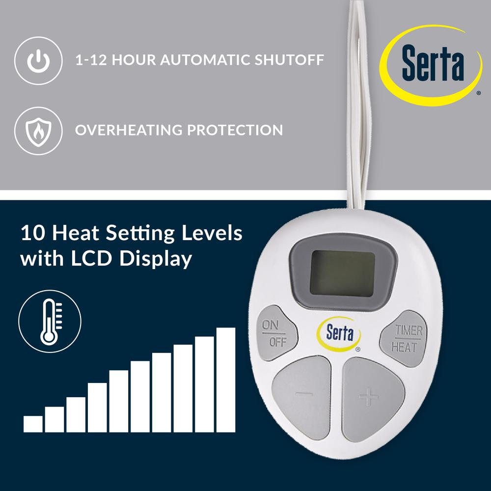 Start2Finish heated blanket in cozy bedding, showing plush fabric and controls for adjustable warmth.