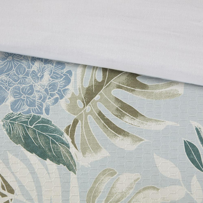 Start2Finish 6-piece oversized cotton comforter set with matching throw pillow, soft and breathable bedding for a cozy bedroom.