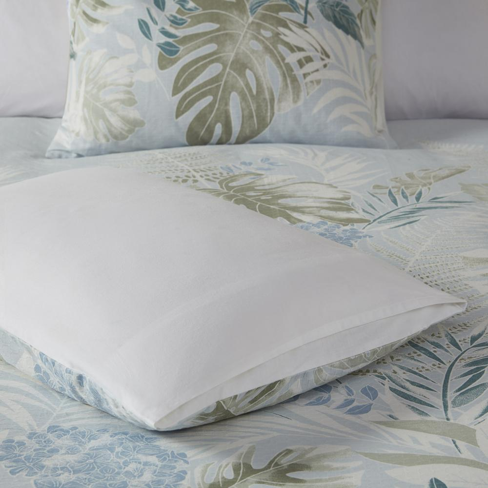 Start2Finish 5-piece cotton duvet cover set with matching throw pillow, soft and breathable bedding for a cozy bedroom look.