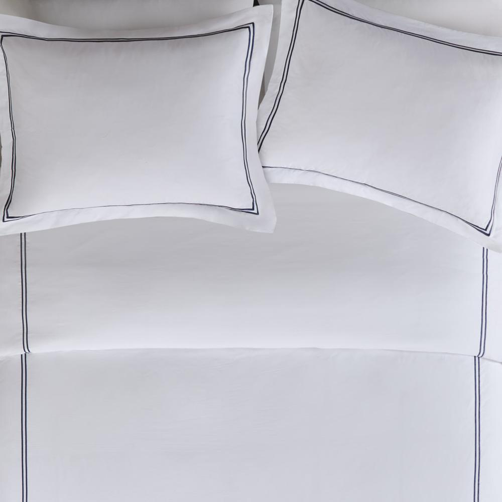 Start2Finish 100% cotton sateen embroidered duvet cover set with floral pattern on soft bedding fabric.
