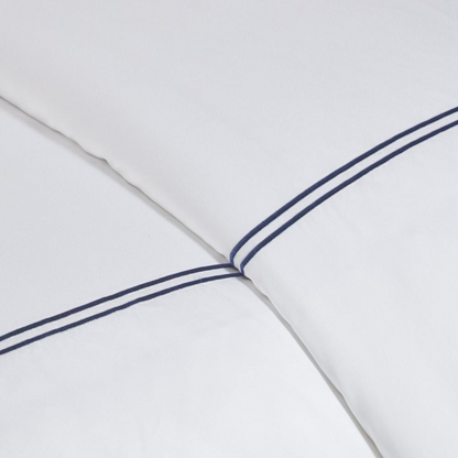 Start2Finish 100% cotton sateen embroidered duvet cover set with elegant floral design, soft bedding for a comfortable bedroom look.