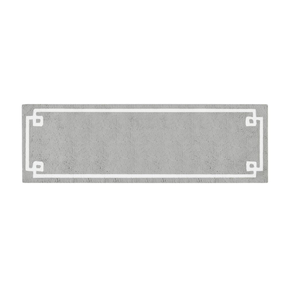 Start2Finish cotton tufted bath rug 20x30 with plush, textured surface perfect for bathroom decor and comfort.