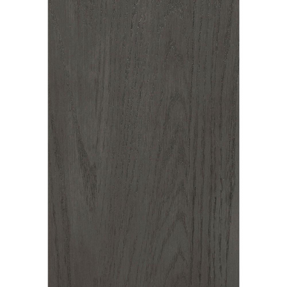 Set of two Lavon Wood Dining Side Chairs by Start2Finish in medium grey with sleek wooden legs and modern design.