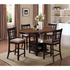 Set of two Start2Finish Gabriel closed back dining side chairs in cappuccino finish, featuring cushioned seats and sleek wooden design.