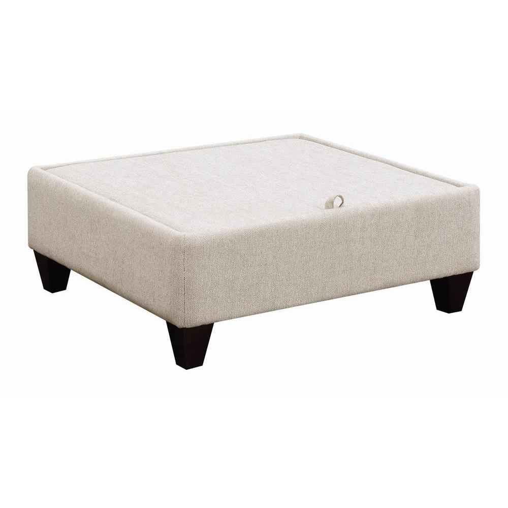 Start2Finish Mcloughlin upholstered sloped arm sectional sofa in platinum, showcasing plush fabric and modern design.