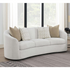 Start2Finish Rainn Boucle Upholstered Sloped Arm Sofa in latte color, showcasing plush boucle fabric and modern sloped arm design.