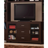 Lewes 2-door Engineered Wood TV stand in cappuccino finish, featuring spacious storage and modern design.