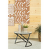 Start2Finish Miguel round marble top coffee table with white and black finish, modern furniture piece with sleek design.
