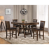 Dewey 5-piece rectangular dining table set in walnut wood with matching chairs, stylish and sturdy for modern dining rooms.