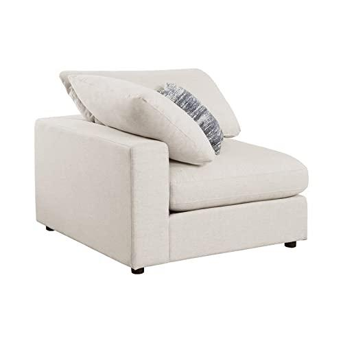 Beige Serene 4-piece upholstered modular sectional sofa by Start2Finish, showing plush cushions and modern furniture design.