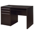 Start2Finish Halston 47-inch office desk with two drawers and cabinet in cappuccino finish, crafted for functional workspace furniture.