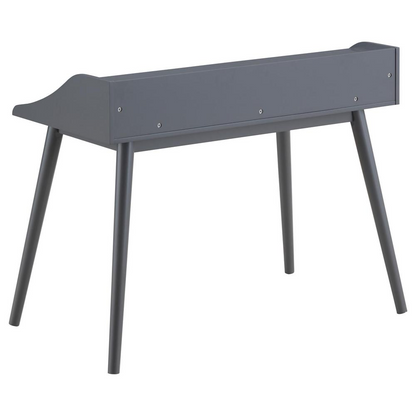 Start2Finish Percy 45-inch grey writing desk with four compartments, featuring a modern furniture design and ample workspace.