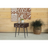 Start2Finish Ezra 1-drawer rectangular accent side table in coffee brown with clean lines and smooth finish.