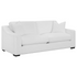 Ashlyn 3-piece upholstered sloped arm sofa set in white, featuring plush cushions and modern design for living room comfort.
