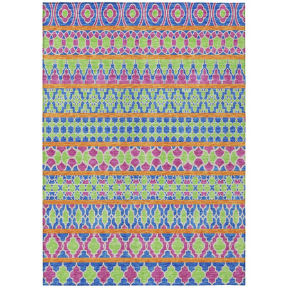 Start2Finish Chantille ACN726 pink 9x12 rug with intricate pattern, soft texture, and vibrant color for stylish home decor.
