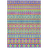 Start2Finish Chantille ACN726 pink 8x10 rug with intricate woven pattern, soft texture, and vibrant color for living room decor.