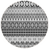 Start2Finish Chantille ACN726 black 8x8 rug with soft, plush texture and modern design, perfect for contemporary living spaces.