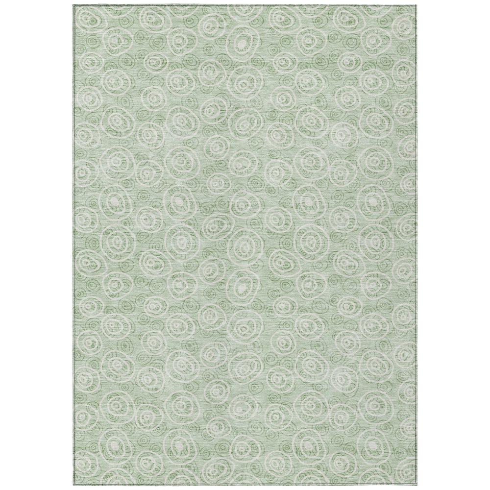 Start2Finish Chantille ACN728 green 10x14 rug with intricate patterns, soft texture, and vibrant color for elegant room decor.