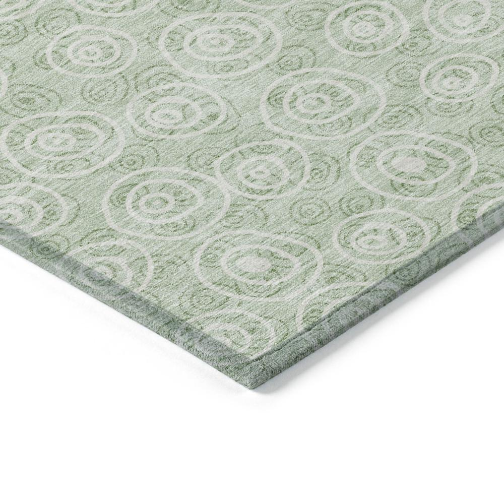 Start2Finish Chantille ACN728 green rug, 10x14 feet, showcasing soft fabric and elegant design in a spacious living area.