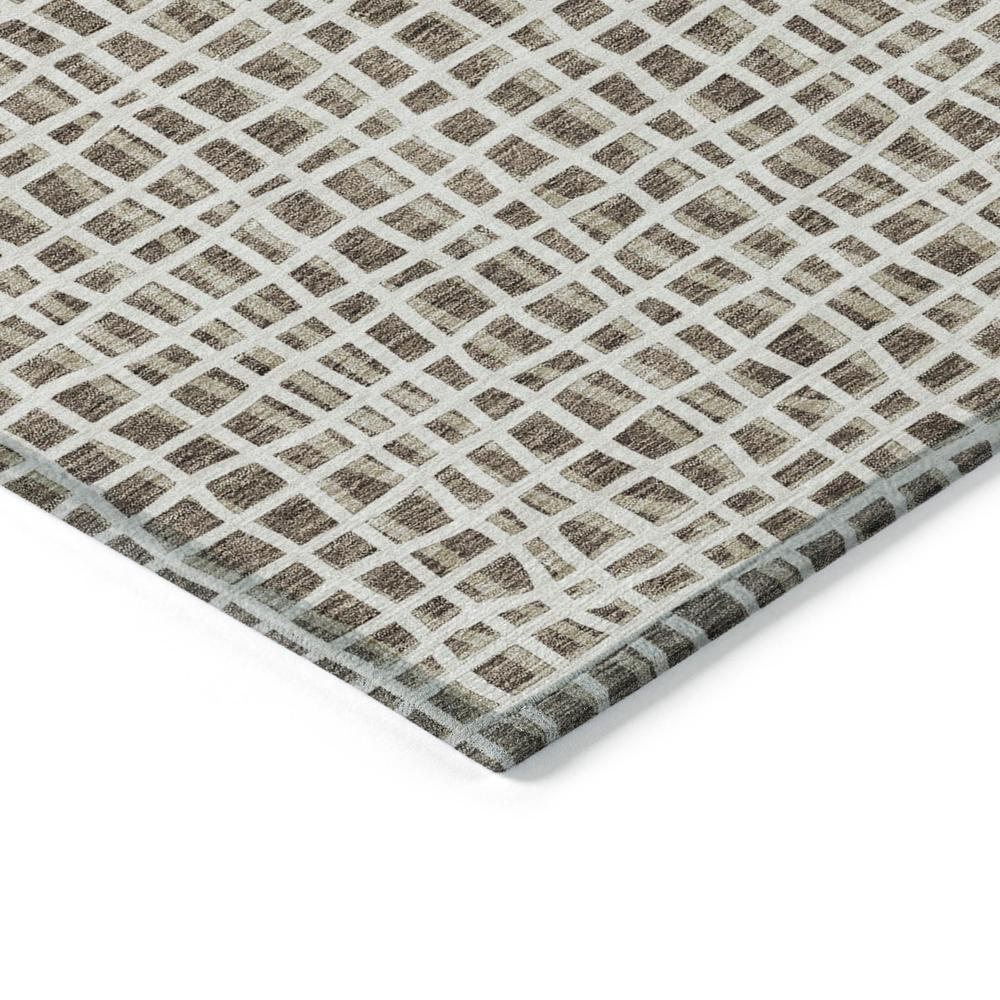 Start2Finish Chantille ACN729 Brown 10x14 rug with a soft, textured fabric and intricate pattern, ideal for living room or bedroom decor.