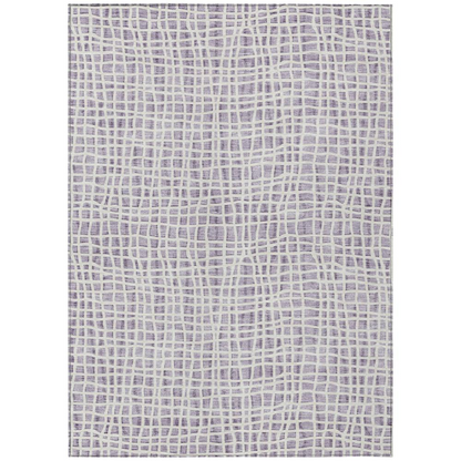 Start2Finish Chantille ACN729 purple 9x12 rug with soft, plush texture and decorative pattern in a stylish area rug for living spaces.