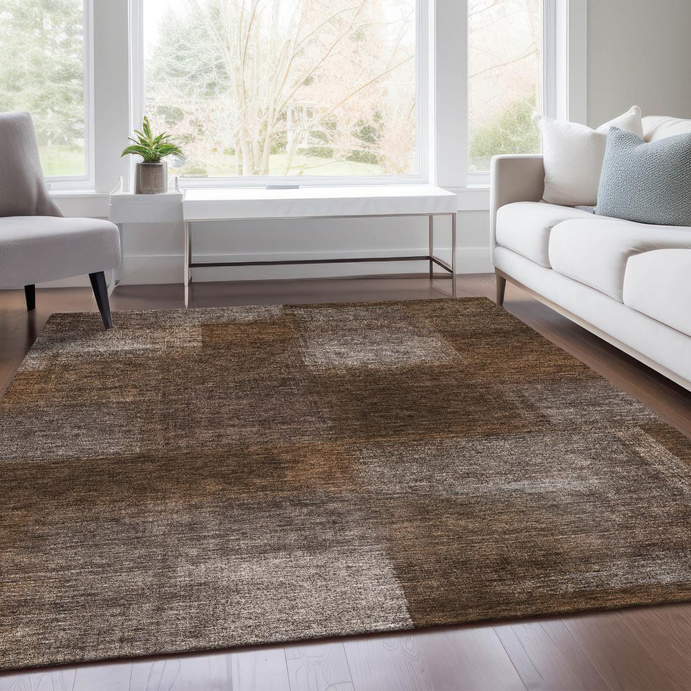 Start2Finish Chantille ACN742 brown rug, 5&