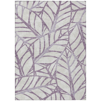 Start2Finish Chantille ACN741 purple 9x12 rug with intricate pattern, soft texture, and stylish design for living room or bedroom decor.