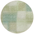 Start2Finish Chantille ACN742 green 8x8 rug with intricate pattern on soft fabric surface.