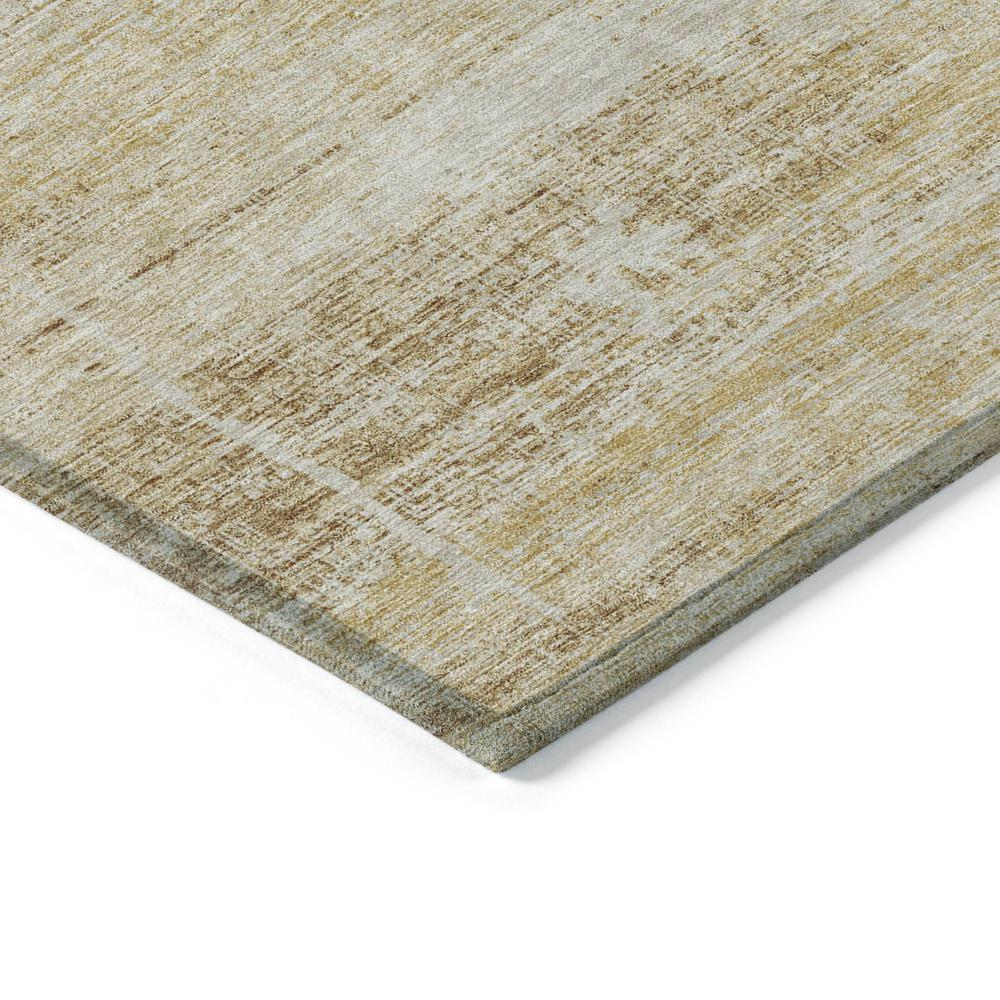 Start2Finish Chantille ACN747 gold 10x14 rug with intricate pattern and plush texture, ideal for living room or bedroom decor.