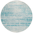 Start2Finish Chantille ACN747 teal 8x8 rug with intricate pattern, soft texture, and vibrant color for stylish floor decor.