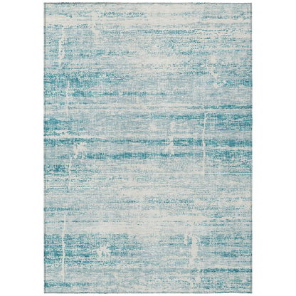 Start2Finish Chantille ACN747 Teal 10x14 rug with intricate pattern and soft texture, perfect for living rooms or bedrooms.