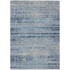 Start2Finish Chantille ACN747 blue 10x14 rug featuring soft, textured fabric with intricate patterns and a plush pile.