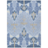 Start2Finish Chantille ACN748 blue rug, 9x12 feet, featuring intricate patterns and a soft textured surface.
