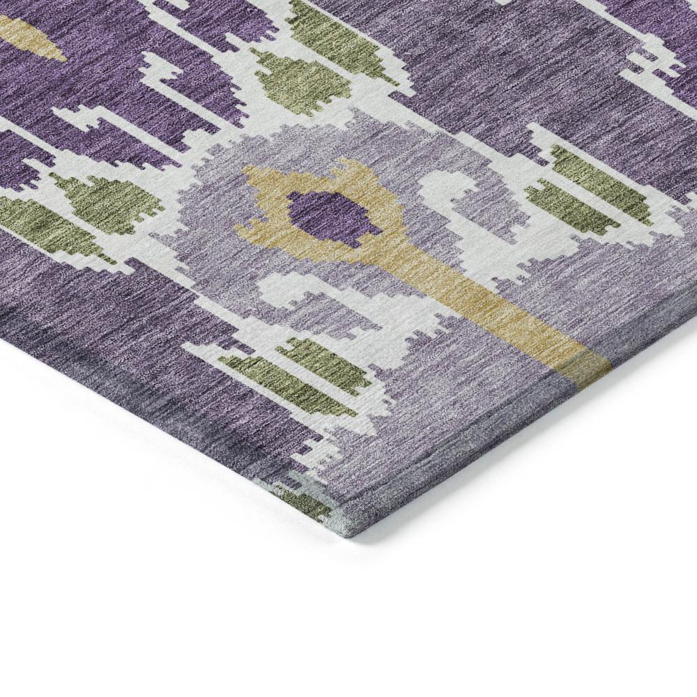 Start2Finish Chantille ACN748 purple 10x14 rug with intricate pattern and soft texture, ideal for living room or bedroom decor.