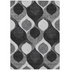 Start2Finish Chantille ACN749 black 10x14 rug with intricate pattern, soft texture, and plush pile, suitable for living rooms and bedrooms.